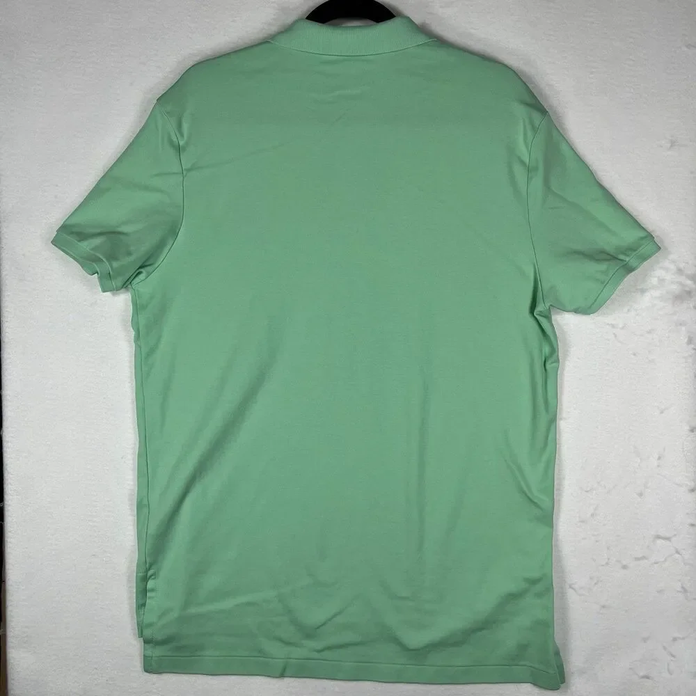 Polo Ralph Lauren Mens XL Mint Green Pink Pony Soft Cotton Polo Shirt
